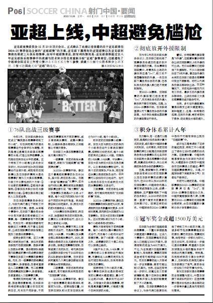 华体会体育-详解全新亚超联赛席位分配 中超获“特赦”拿到2+1